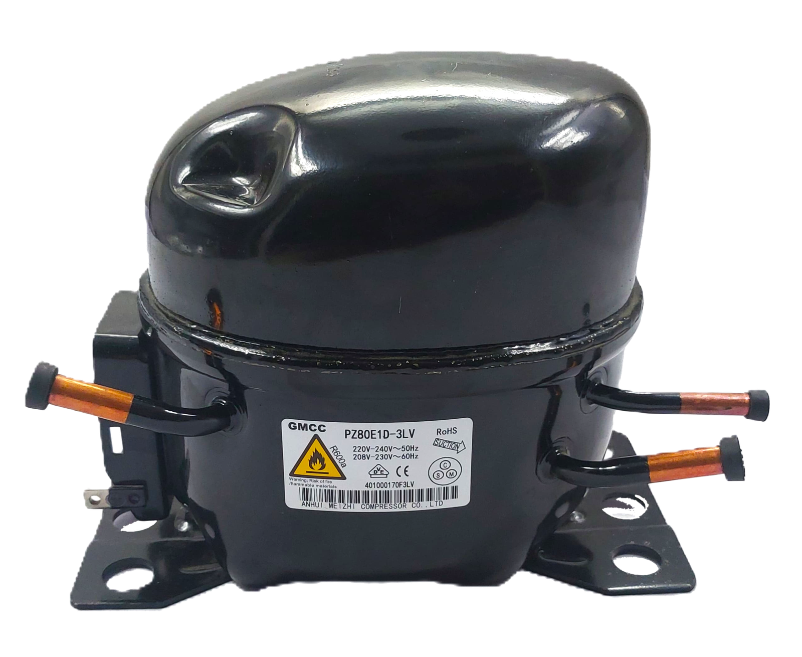 AFTC-RCP-033 GMCC;PZ80E1D-3LV,R600 GMCC PZ80E1D-3LV REF.COMPRESSOR - Image 1