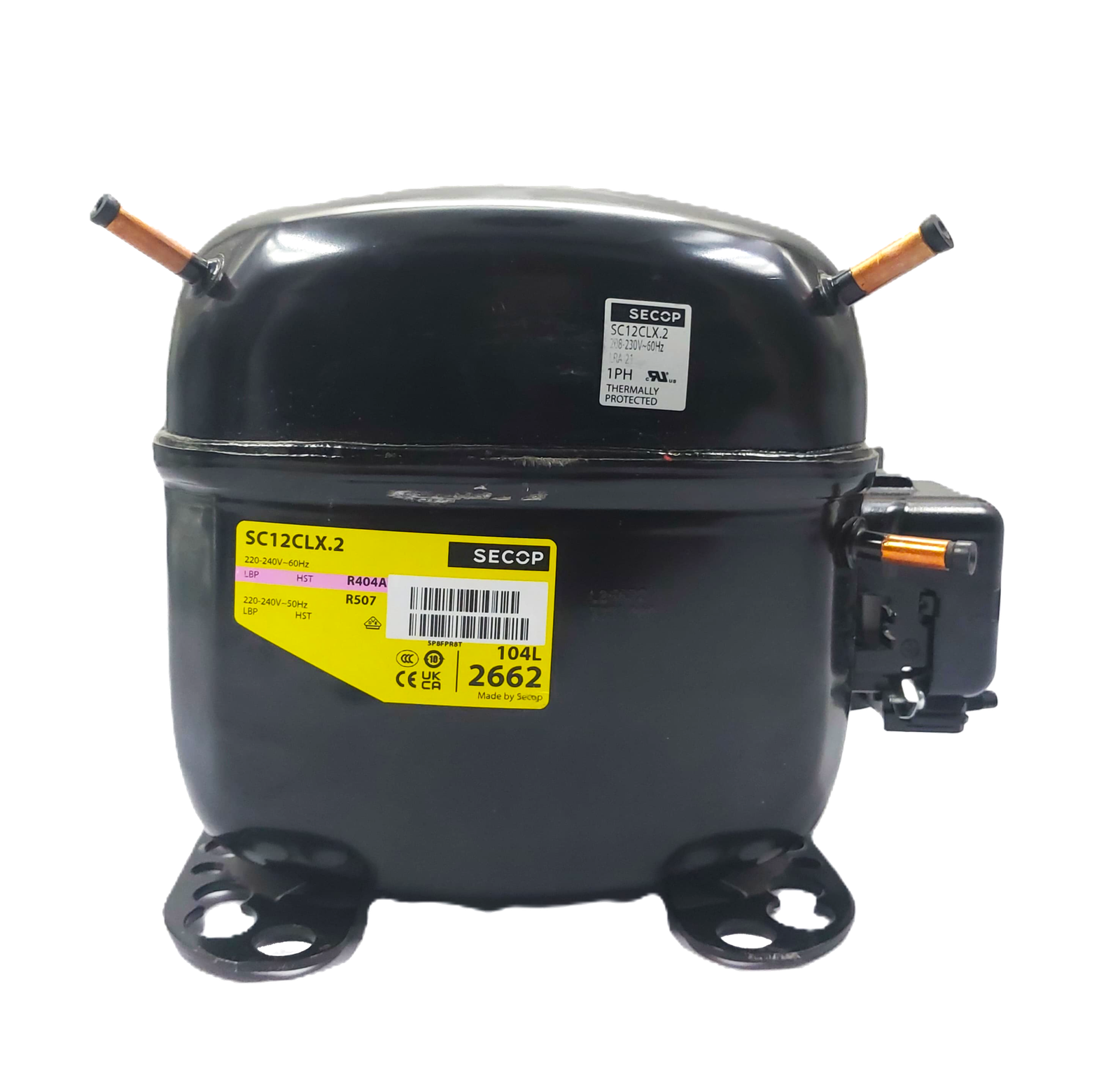AFTC-RCP-040 SC12CLX.2 220-240V 5060Hz 13+HP R404 SECOP SC12CLX.2 REF.COMPRESSOR - Image 1