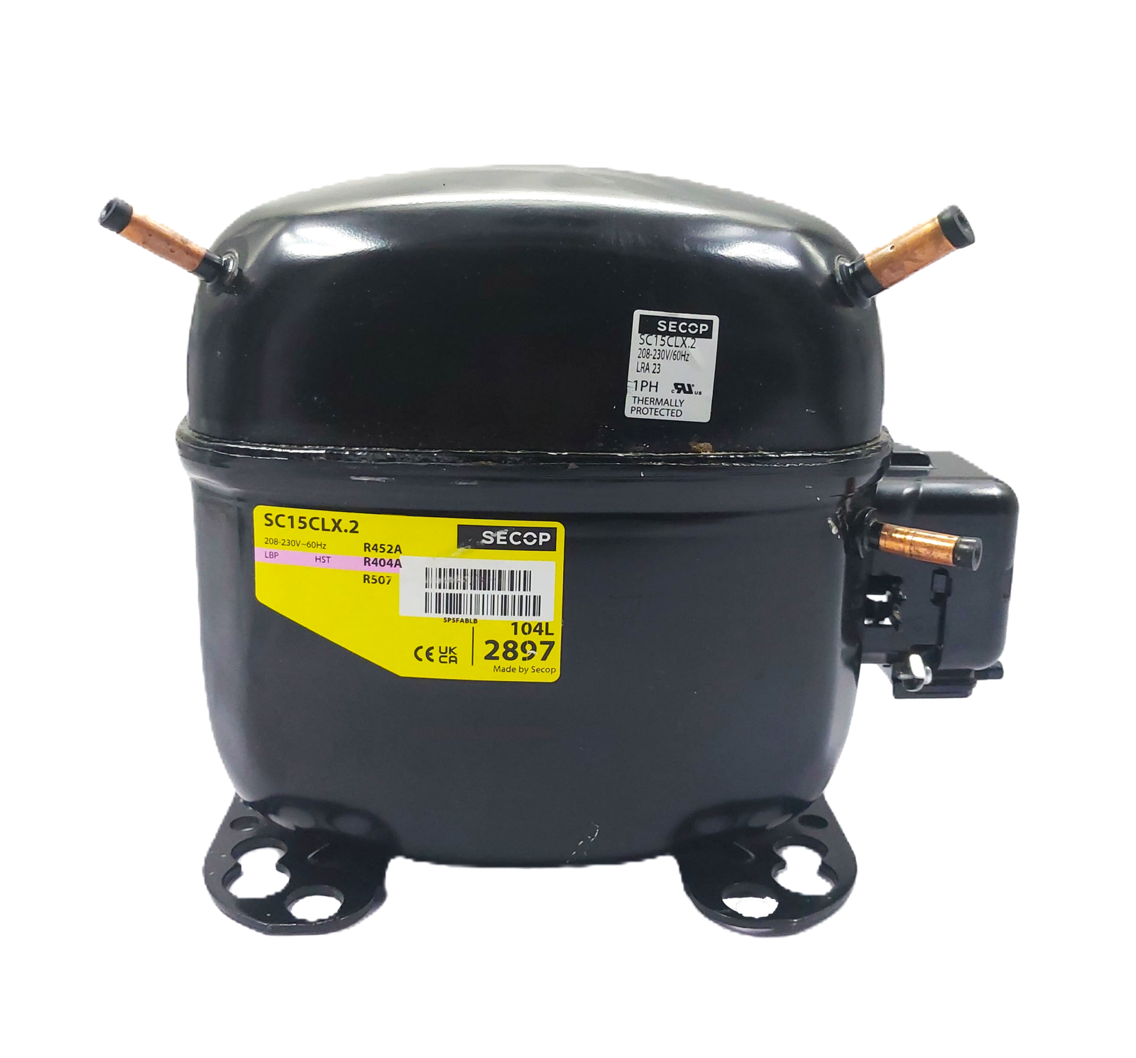 AFTC-RCP-041 SC15CLX.2 208-230V 60Hz 58HP R 404 SECOP SC15CLX.2 REF.COMPRESSOR - Image 1