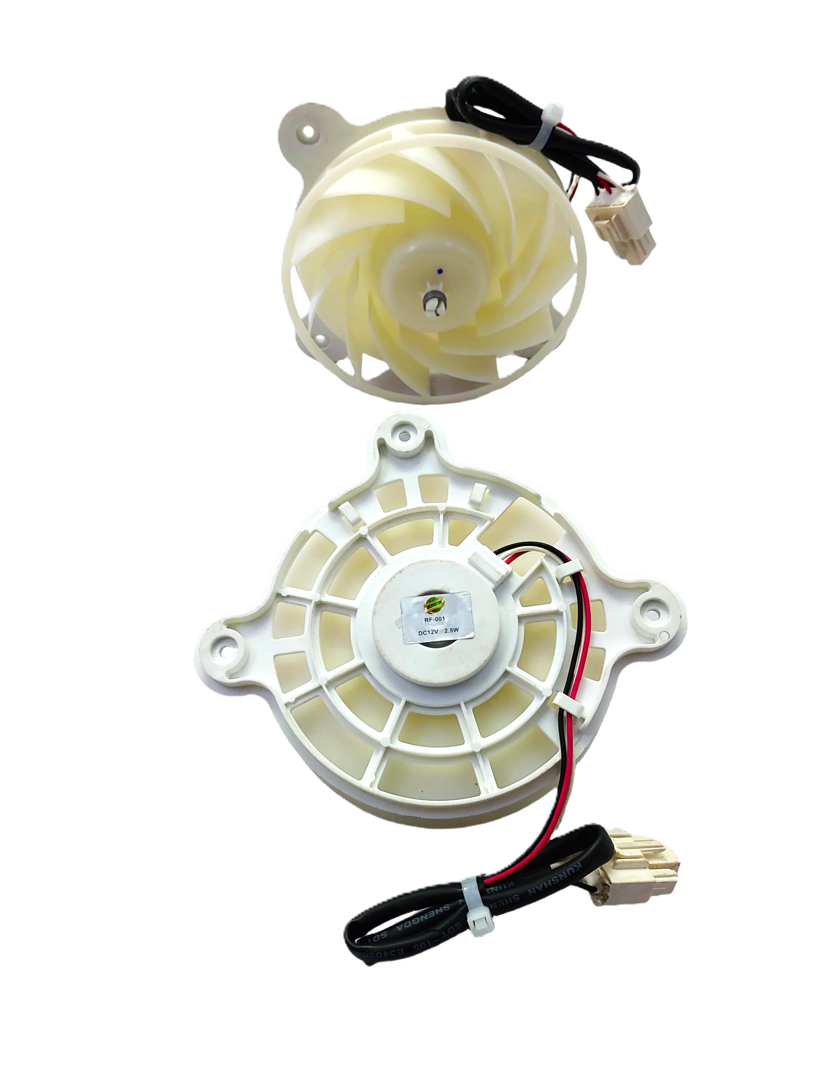 AFTC-RF-001 BLOWER FAN WHITE ZWF-30-3 DC 12V 2.5W ZWF-30-3. REF. BLOWER FAN MOTOR - Image 1