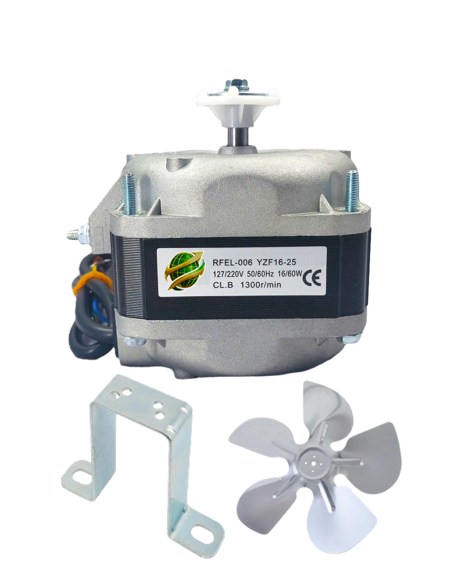 AFTC-RFEL-006 ELCO CONDENCER MOTOR 16W 127-220V CHINA YZF16-25. ELCO- REF. CONDENCER MOTOR (RFEL-006) - Image 1