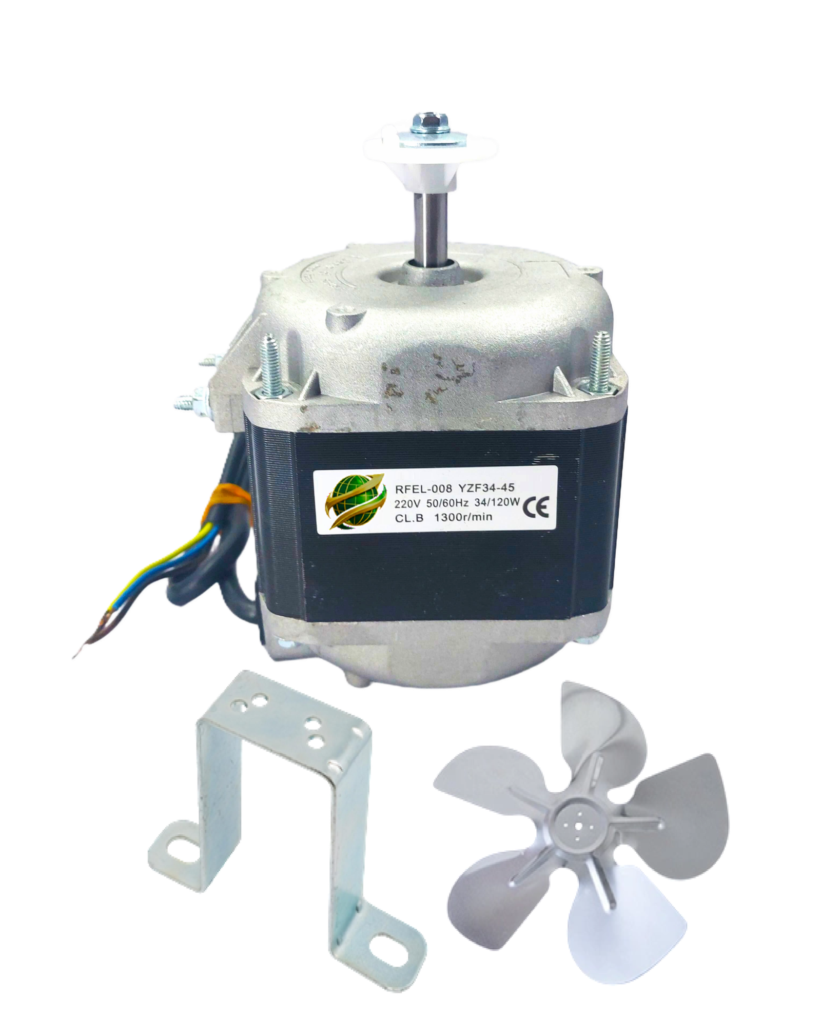 AFTC-RFEL-008 ELCO CONDENCER MOTOR 34W 220V CHINA YZF34-45. ELCO- REF. CONDENCER MOTOR (RFEL-008) - Image 1