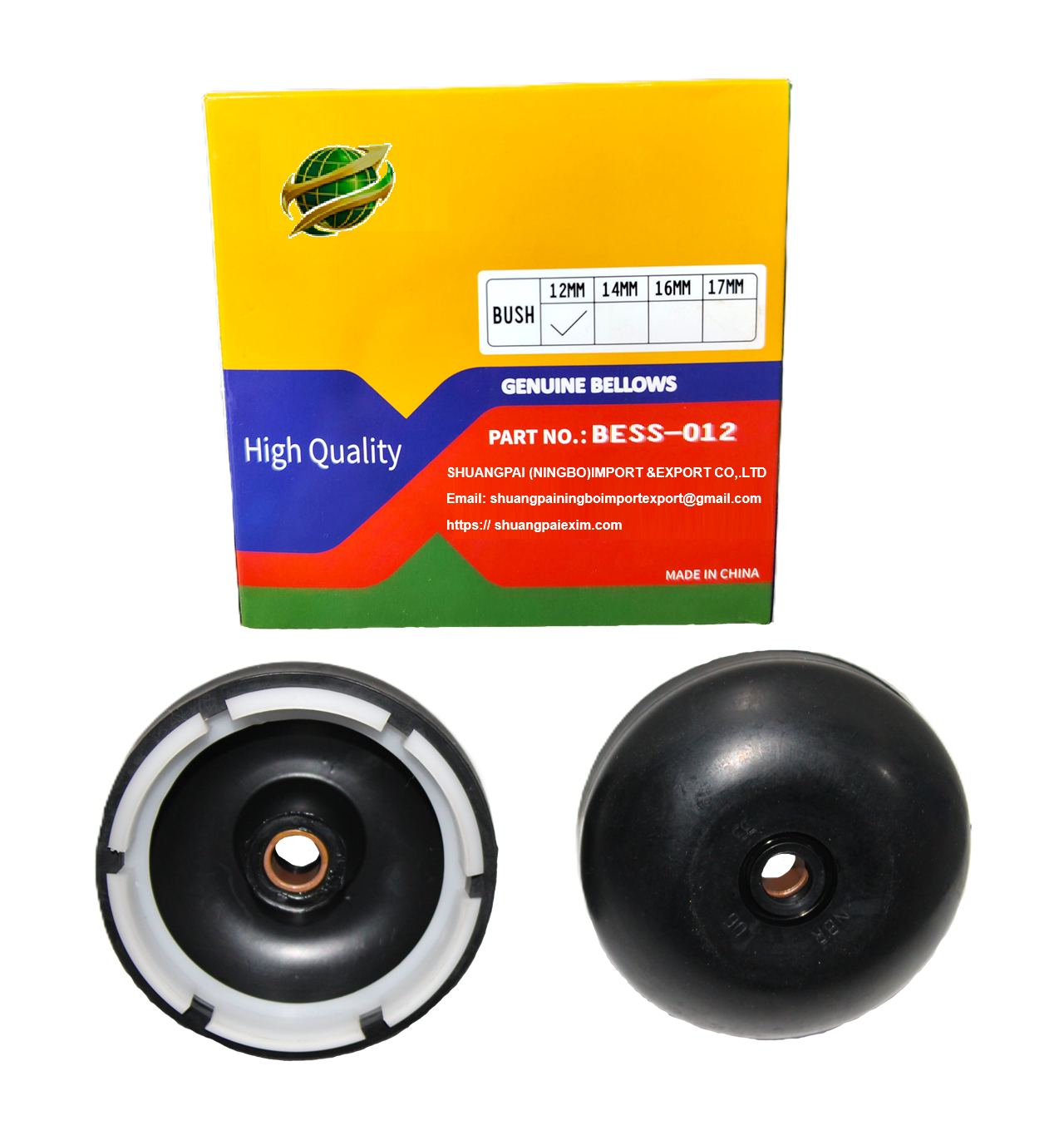 AFTC-BESS-012 BELLOWS SANYO SMALL 12MM (142) (BESS-012) BESS-012.Sanyo "Small washing machine spin bellows: BESS-012 - Image 1