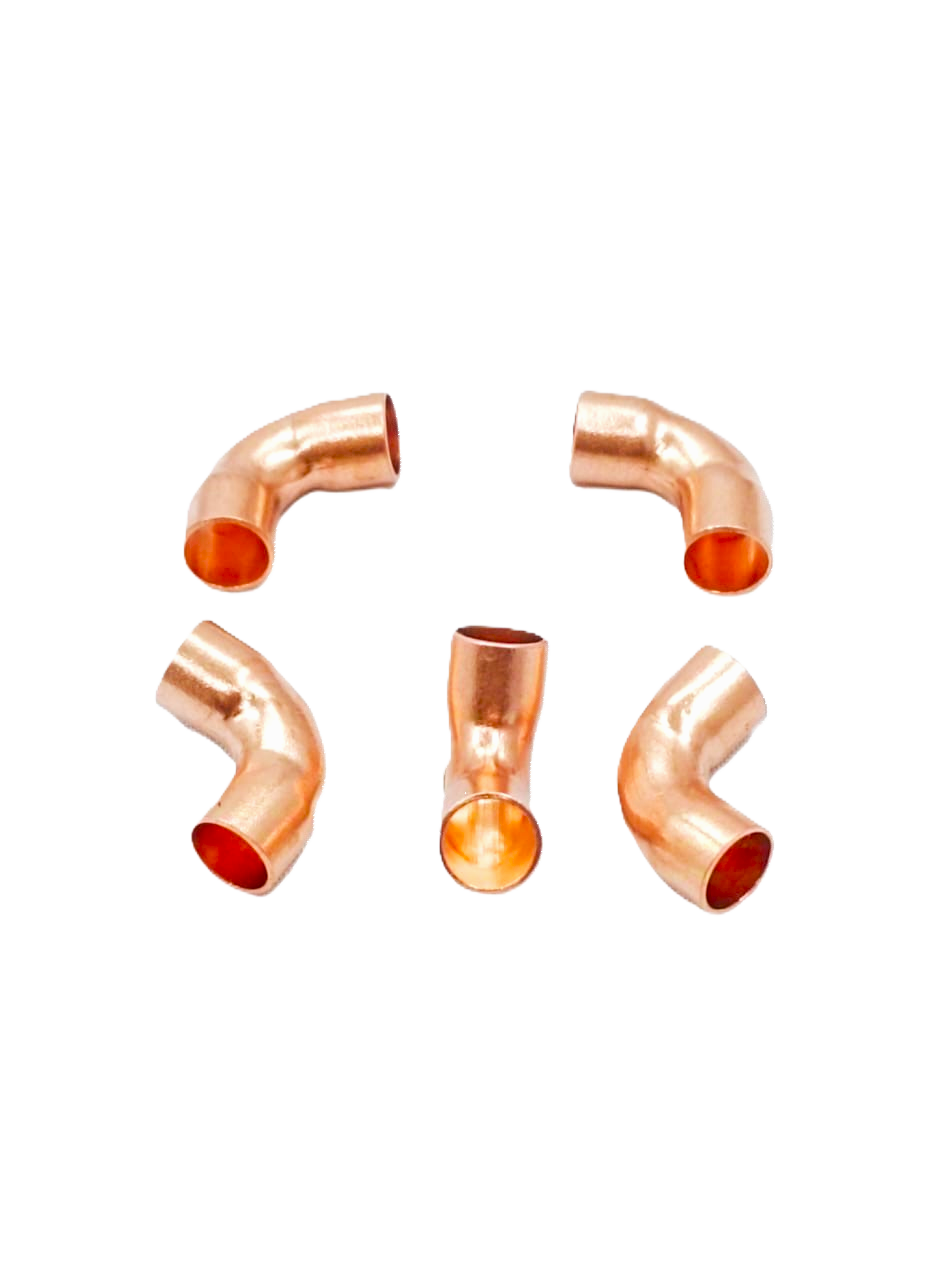 AFTC-CLR-011 COPPER ELBOW 1+4'' 90°DEGREES 1/4 inch 90 degrees copper elbows : CLR-011 - Image 1