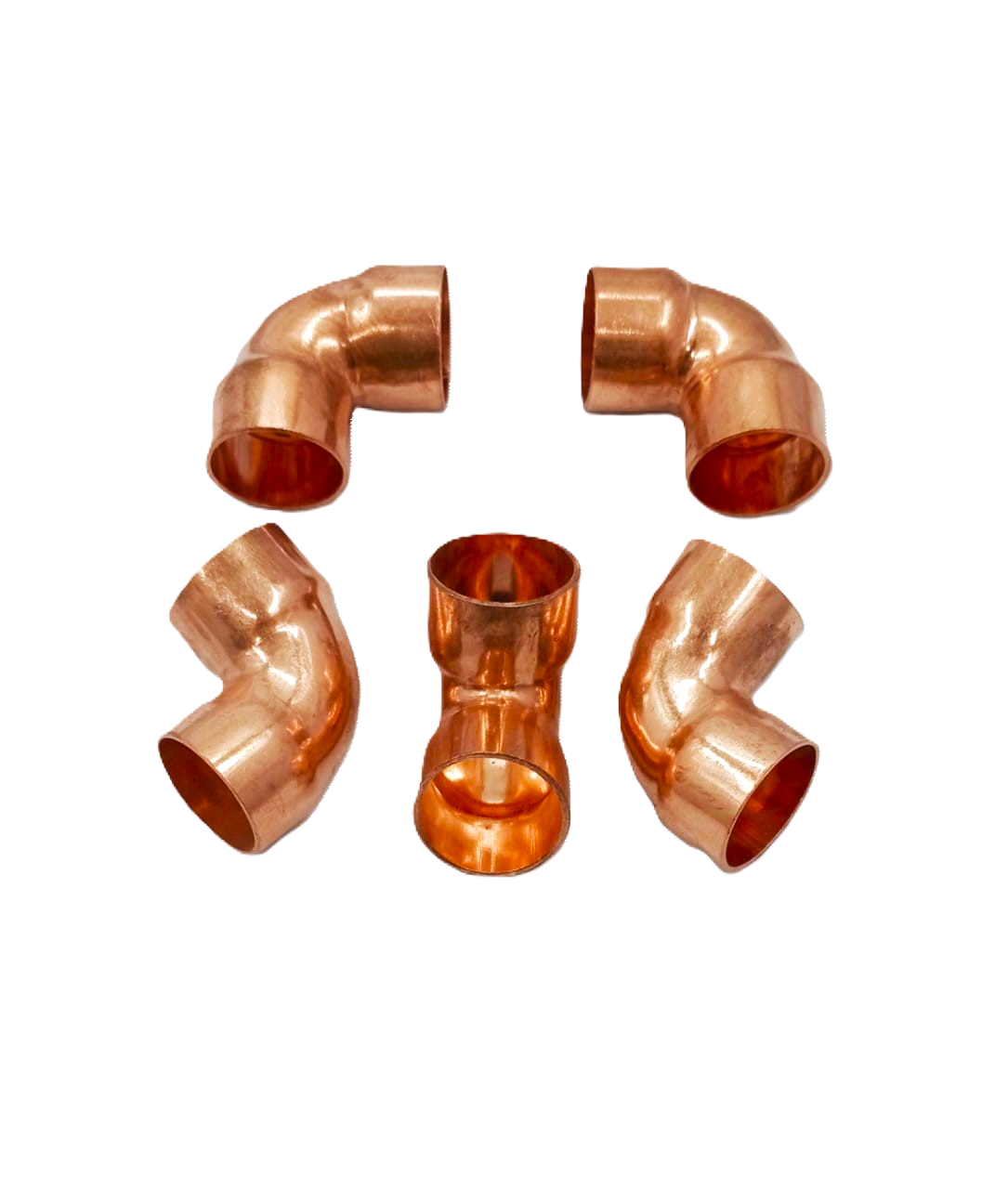 AFTC-CLR-014 COPPER ELBOW 5+8'' 90° DEGREES 5/8 inch 90-degree copper elbows : CLR-014 - Image 1