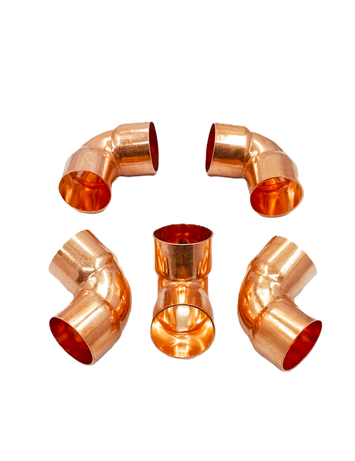 AFTC-CLR-017 COPPER ELBOW 1.1+8'' 90° DEGREES 1. 1/8" 90-degree copper elbow : CLR- 017 - Image 1