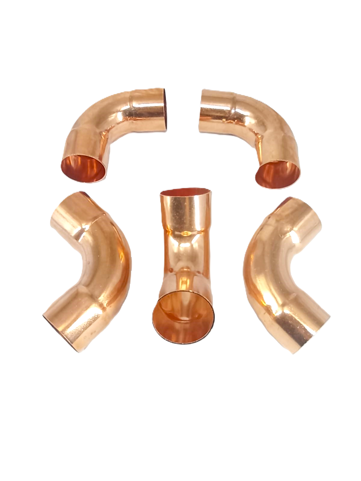 AFTC-CLR-018 COPPER ELBOW 1.3+8'' 90° DEGREES 1. 3/8" 90-degree copper elbow :CLR-018 - Image 1