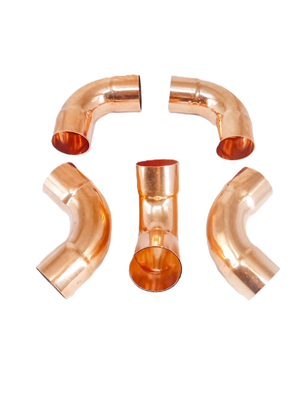 AFTC-CLR-019 COPPER ELBOW 1.5+8'' 90° DEGREES 1. 5/8" 90-degree copper elbow : CLR-019 - Image 1