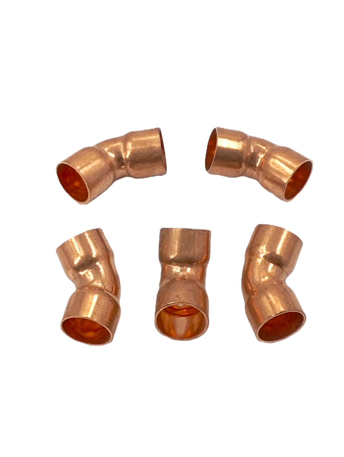 AFTC-CSR-024 COPPER ELBOW 5+8'' 45.DEGREES 5/8'' 45-degree copper elbow : CSR-024 - Image 1