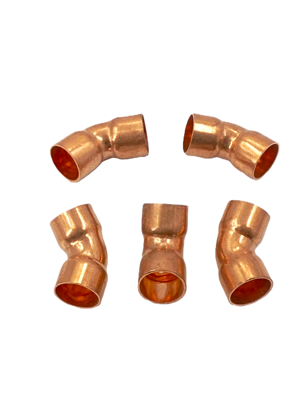 AFTC-CSR-029 COPPER ELBOW 1.5+8'' 45.DEGREES 1 5/8 inch 45 degrees copper elbows : CSR-029. - Image 1