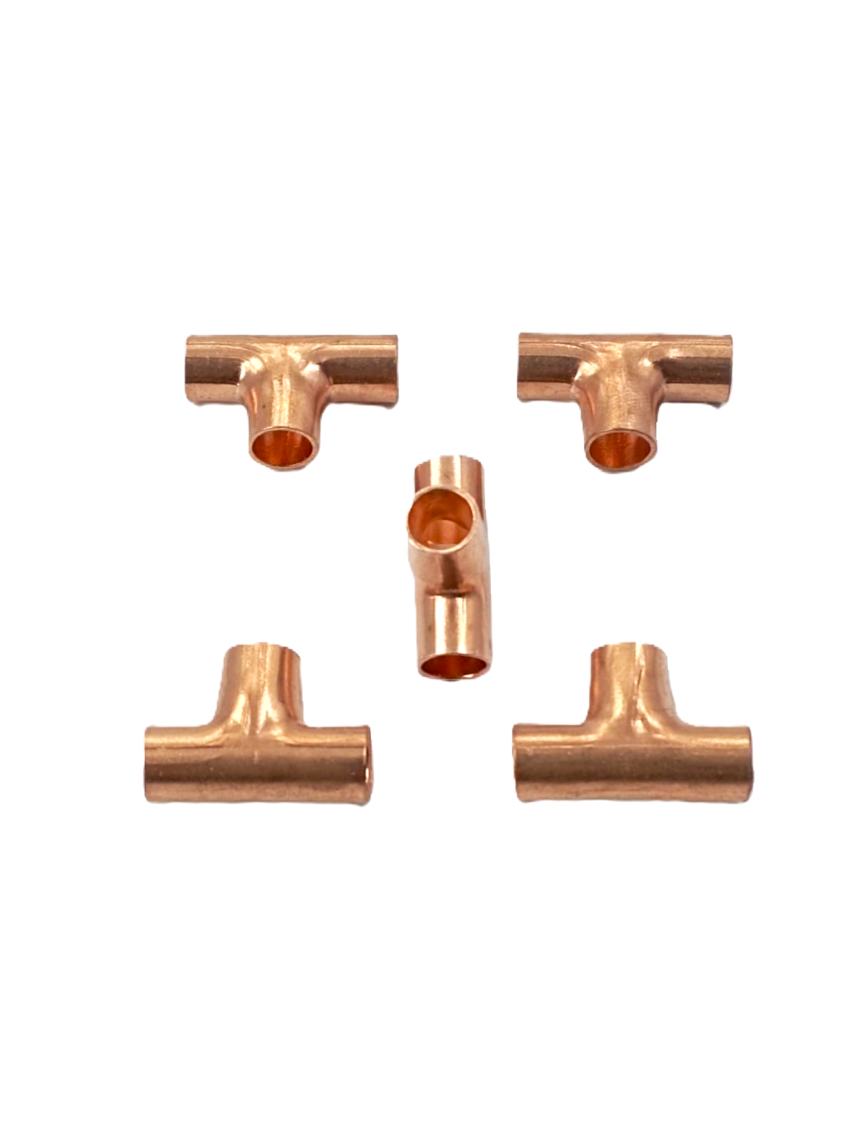 AFTC-CTE-001 COPPER TEE 1+4'' 1/4" Copper Tee Fitting : CTE- 001 - Image 1