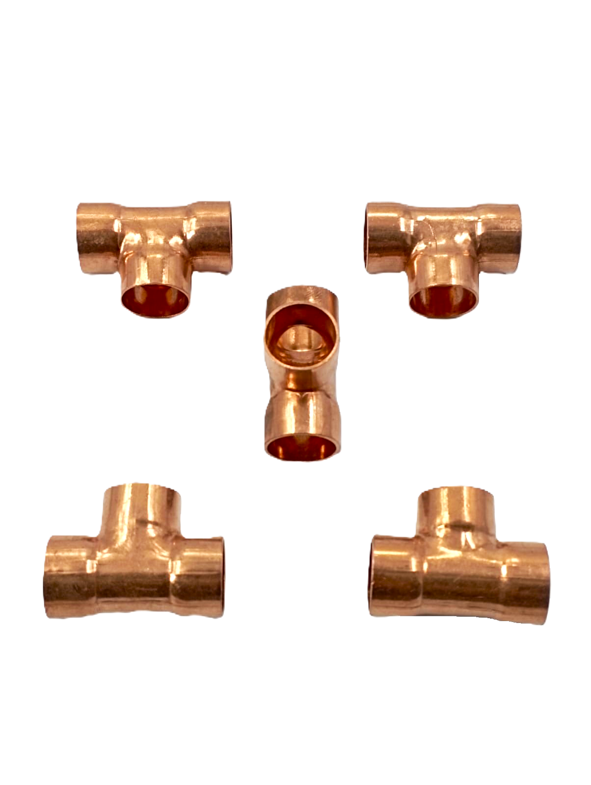 AFTC-CTE-003 COPPER TEE 1+2'' 1/2" Copper Tee Fitting : CTE-003 - Image 1