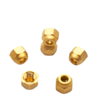 1/4" Brass Flare Nut : NUT-006