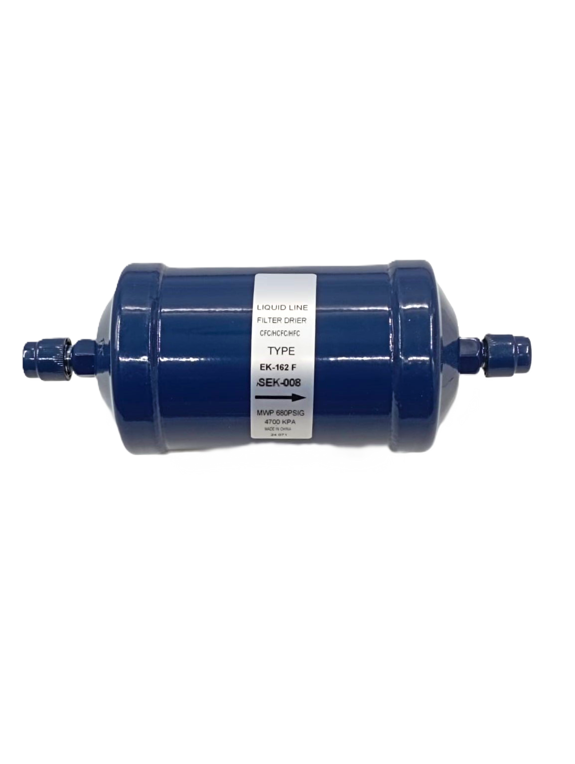AFTC-SEK-008 FILTER DRIER 1+4 EK- 0162 F 1/4 inch EK-162 F liquid line filter drier : SEK-008 - Image 1