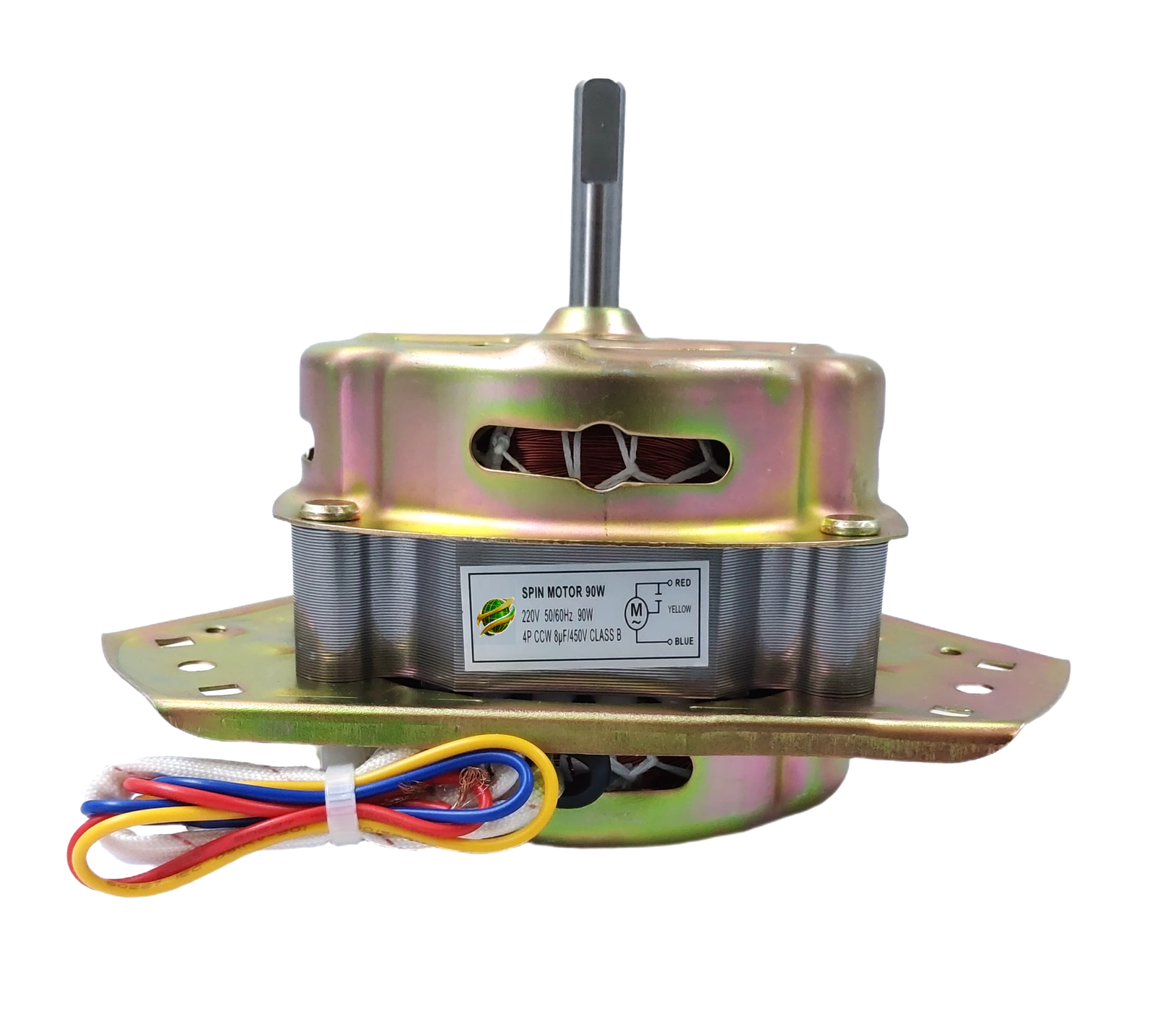 AFTC-WSM-002 SPIN MOTOR GOLDEN COLOR 90W 10MM 90W 10mm W/M Spin Motor: WMS-002 - Image 1