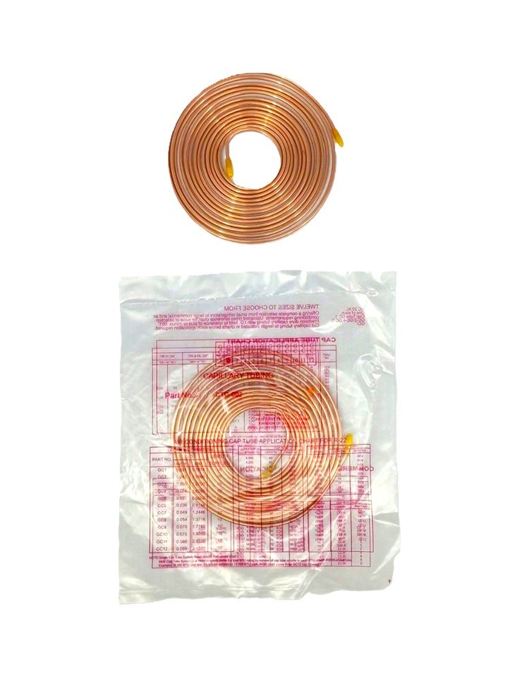 CTG-002 3.05 Meters (ID): 0.042 inches pure copper capillary tube : CTG- 002 - Image 1