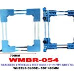 w/m and ref. brackets 4 wheels 4 feet base  : wmrb-54
